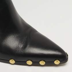 مملوكة مسبقًا Celine Rodéo Size 38.5 Black Leather Mules