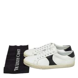 Pre Owned Celine White Leather Low Top Sneakers Size 37