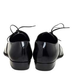Celine Black Leather Jacno Oxfords Size 36.5