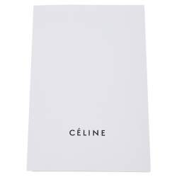 Pre Owned حذاء كعب عالي سيلين جلد أحمر رقبة حرف ڨي مقدمة مدببة مقاس 40