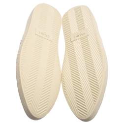 Pre Owned Celine White Leather Felix Low-Top Sneakers Size 39