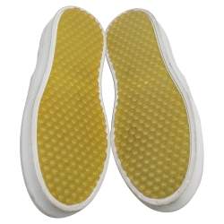 Pre Owned حذاء رياضي سيلين جلد نقشة تمساح أزرق كحلي سليب أون مقاس 35.5 