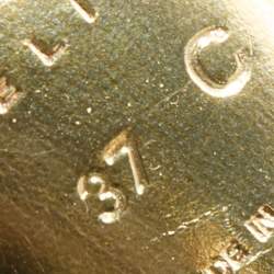 مملوكة مسبقًا Celine Pink/Gold Suede and Leather Peep Toe Slingback D'Orsay Pumps Size 37