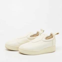 Celine White Leather Low Top Sneakers Size 36
