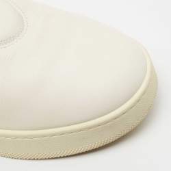 Celine White Leather Low Top Sneakers Size 36