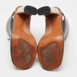 Pre Owned Celine Black Leather Bam Spartan Sandals Size 38