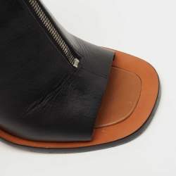 Pre Owned Celine Black Leather Bam Spartan Sandals Size 38