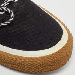 Celine Black Canvas 180° Low Top Sneakers Size 40