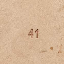 Pre Owned Celine White Leather Espadrille Sandals Size 41