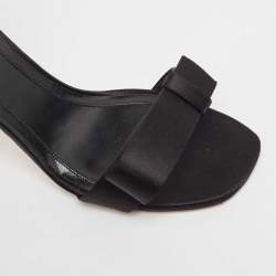 Pre Owned Celine Black Suede Ankle Strap Sandals Size 39
