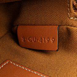 Celine Brown Triomphe Coated Canvas Belt Bag
