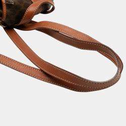 Pre Owned Celine Mini Macadam Coated Canvas Twin Backpack