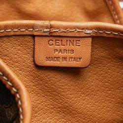 Pre Owned Celine Mini Macadam Coated Canvas Twin Backpack