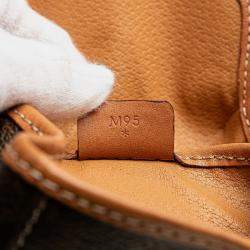 Pre Owned Celine Mini Macadam Coated Canvas Twin Backpack