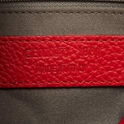 مملوكة مسبقًا Cerruti 1881 Crystal Studded Red Leather Shoulder Bag