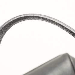 Pre Owned Cerruti Black Leather Snap Tote