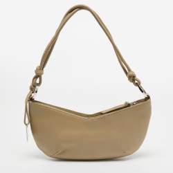 Pre Owned Cerruti 1881 Beige Leather Shoulder Bag