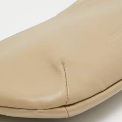 Pre Owned Cerruti 1881 Beige Leather Shoulder Bag