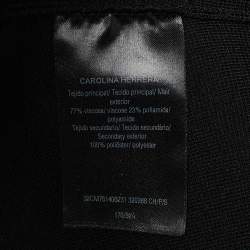 مملوكة مسبقًا CH Carolina Herrera Black Jersey Sleeveless Short Dress S