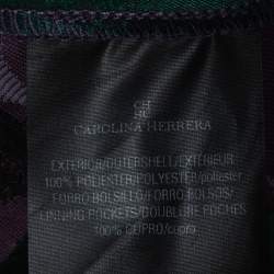 Pre Owned CH Carolina Herrera Multicolor Jacquard Mini Skirt S
