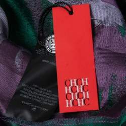 Pre Owned CH Carolina Herrera Multicolor Jacquard Mini Skirt S