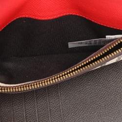 Pre Owned CH Carolina Herrera Multicolor Monogram Coated Canvas and Leather Trifold Wallet