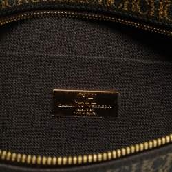 مملوكة مسبقًا CH Carolina Herrera Inro Dark Brown/Multicolor Signature Coated Canvas Crossbody Bag
