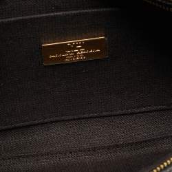 مملوكة مسبقًا CH Carolina Herrera Inro Dark Brown/Multicolor Signature Coated Canvas Crossbody Bag