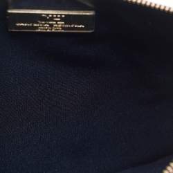 مملوكة مسبقًا CH Carolina Herrera Continental Brown/Burgundy Monogram Canvas and Leather Pouch