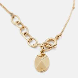 Pre Owned Dior Mise En DIor Faux Pearl Gold Tone Bracelet