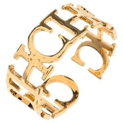 Pre Owned CH Carolina Herrera Between the Line Cuff Bracelet