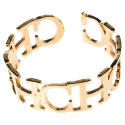 Pre Owned CH Carolina Herrera Between the Line Cuff Bracelet