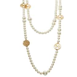 Pre Owned CH Carolina Herrera A day for Love Station Necklace