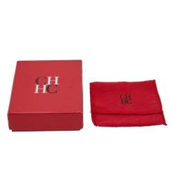 Pre Owned CH Carolina Herrera Las Llaves Gold Tone Bracelet 