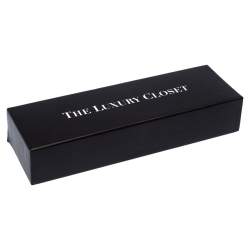 Pre Owned CH Carolina Herrera Faux Pearl Gold Tone Station Necklace