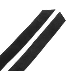 Pre Owned CH Carolina Herrera Black Leather and Suede Obi Waist Belt