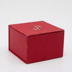 Pre Owned CH Carolina Herrera Gold Tone Between the Line Open Cuff Bracelet