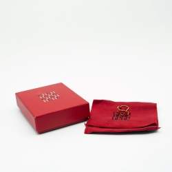 Pre Owned CH Carolina Herrera CH Gold Tone Between the Line Ring EU 54