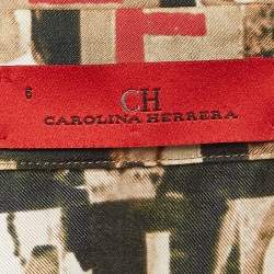 مملوكة مسبقًا CH Carolina Herrera Multicolor Silk Shirt Dress M