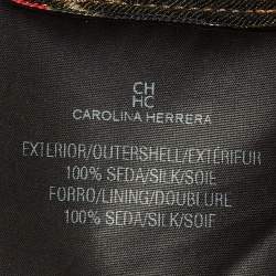 مملوكة مسبقًا CH Carolina Herrera Multicolor Silk Shirt Dress M