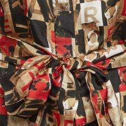 مملوكة مسبقًا CH Carolina Herrera Multicolor Silk Shirt Dress M