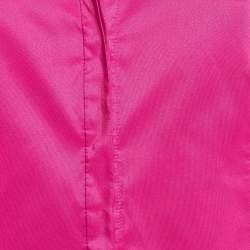 Pre Owned CH Carolina Herrera Pink Button Front Shirt L
