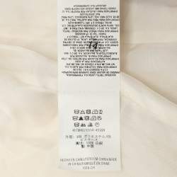 CH Carolina Herrera White Tweed Double Breasted Blazer M