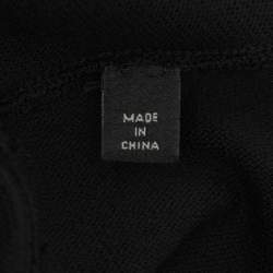 CH Carolina Herrera Black Knitted Fabric Blazer S