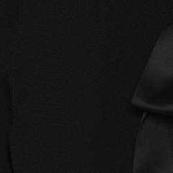 CH Carolina Herrera Black Knitted Fabric Blazer S