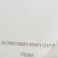 مملوكة مسبقًا CH Carolina Herrera White Cotton Polka Dot Cuff Tie-Up Shirt S