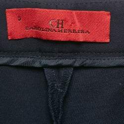 CH Carolina Herrera Navy Blue Knit Pants XS