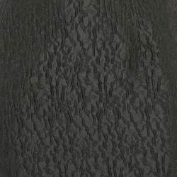 Pre Owned CH Carolina Herrera Black Textured Jacquard Pencil Skirt XS