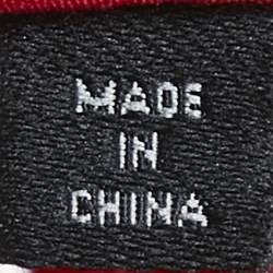 مملوكة مسبقًا CH Carolina Herrera Red Floral Lace Button Front Maxi Shirt Dress L