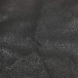 CH Carolina Herrera Black Lambskin Leather Wide Leg Capri Pants M